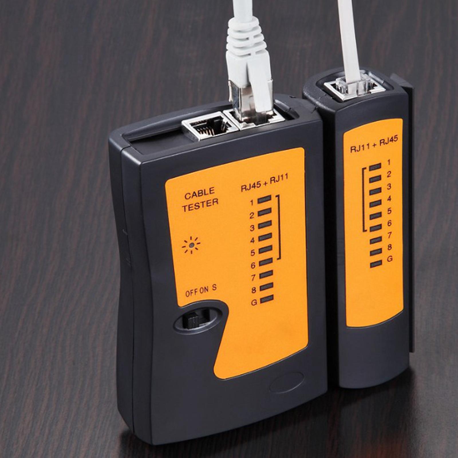 Durable Network Cable Tester for Shorts Opens Crossed Pairs Network Cable