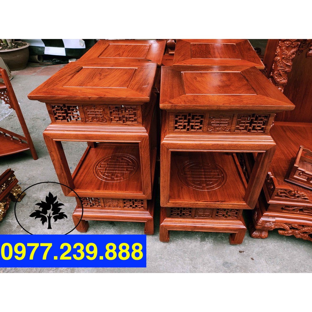 Đôn đèn bằng gỗ hương cao 60cm 1 chiếc
