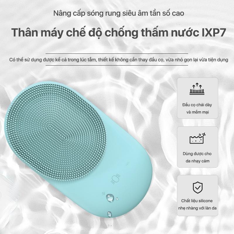 Máy rửa mặt Xiaomi BOMIDI FC1 - 8 cấp độ điều chỉnh ,Chườm ấm nhiệt 45 độ - Hàng nhập khẩu