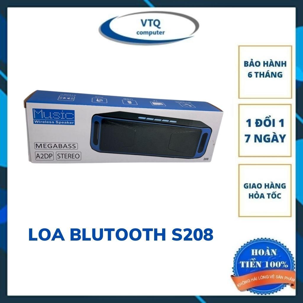 Loa S208 Bluetooth công suất lớn dùng cho máy vi tính PC, Laptop, Tivi , Giá siêu rẻ