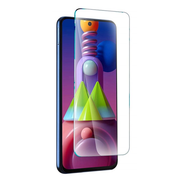 Kính cường lực cho Samsung M51 nhám chống vân tay/ full màn hình/ không viền màu