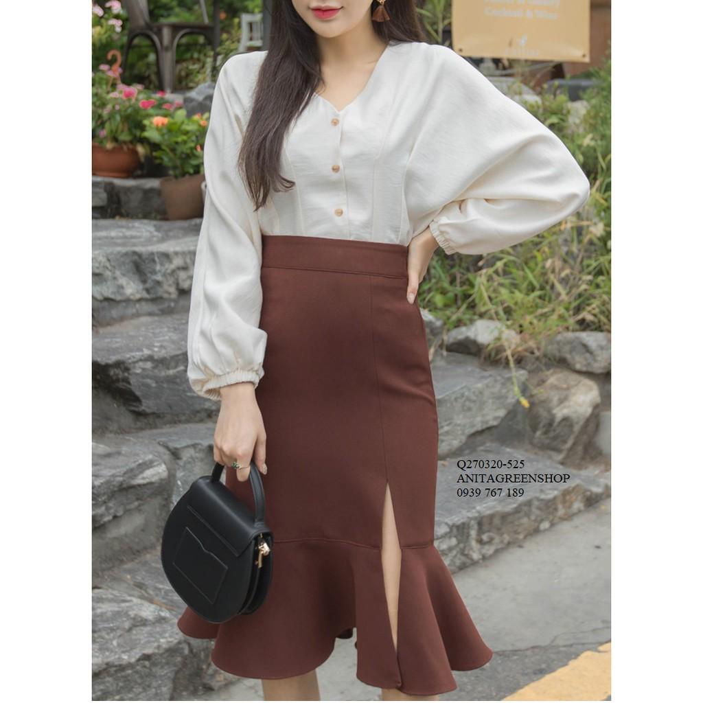 Q270320 SET ÁO VÀ CHÂN VÁY CÔNG SỞ