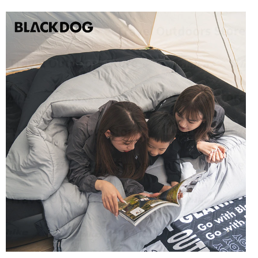 Túi ngủ đôi kèm gối Blackdog BD-SD003