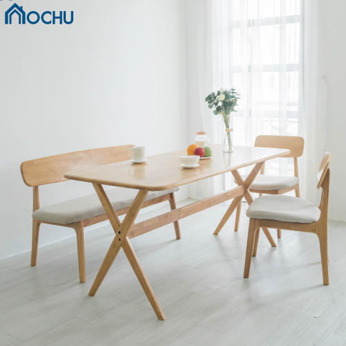 Bộ Bàn Ăn Gỗ OCHU Combo Gather Table - Natural