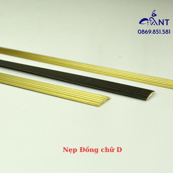 Nẹp Đồng D18 gân, Nẹp đồng chống trơn, dễ thi công