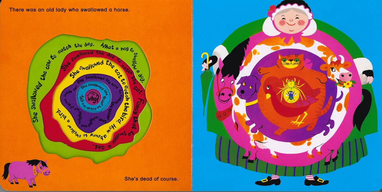 Sách tiếng Anh - There Was an Old Lady Who Swallowed a Fly