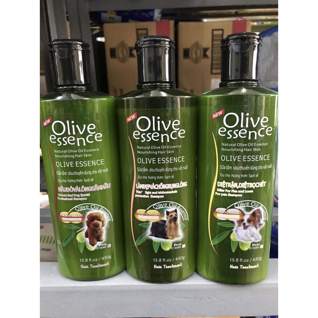 Sữa tắm cho chó mèo Olive Esence (các loại)