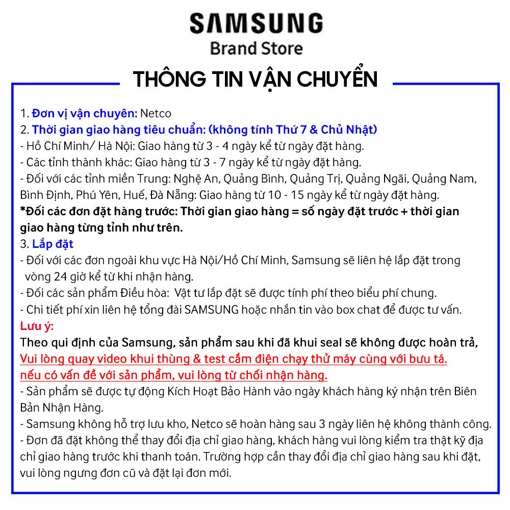 Hàng chính hãng - [MIỄN PHÍ VẬN CHUYỂN] Điều Hòa Samsung Bespoke AI WindFree 12,000 BTU/h AR13CYFAAWKNSV