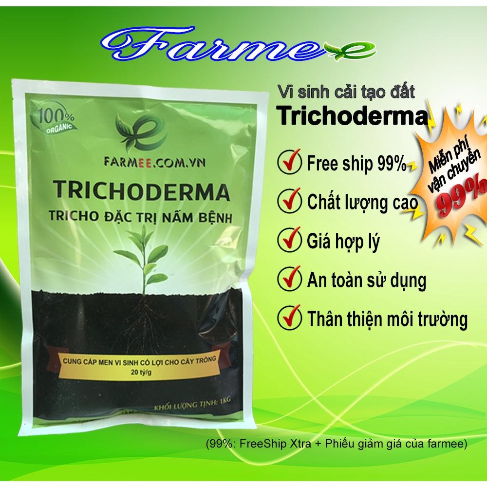 Vi sinh cải tạo đất Trichoderma farmee 1 kg, Ủ phân hữu cơ, phòng trừ nấm bệnh