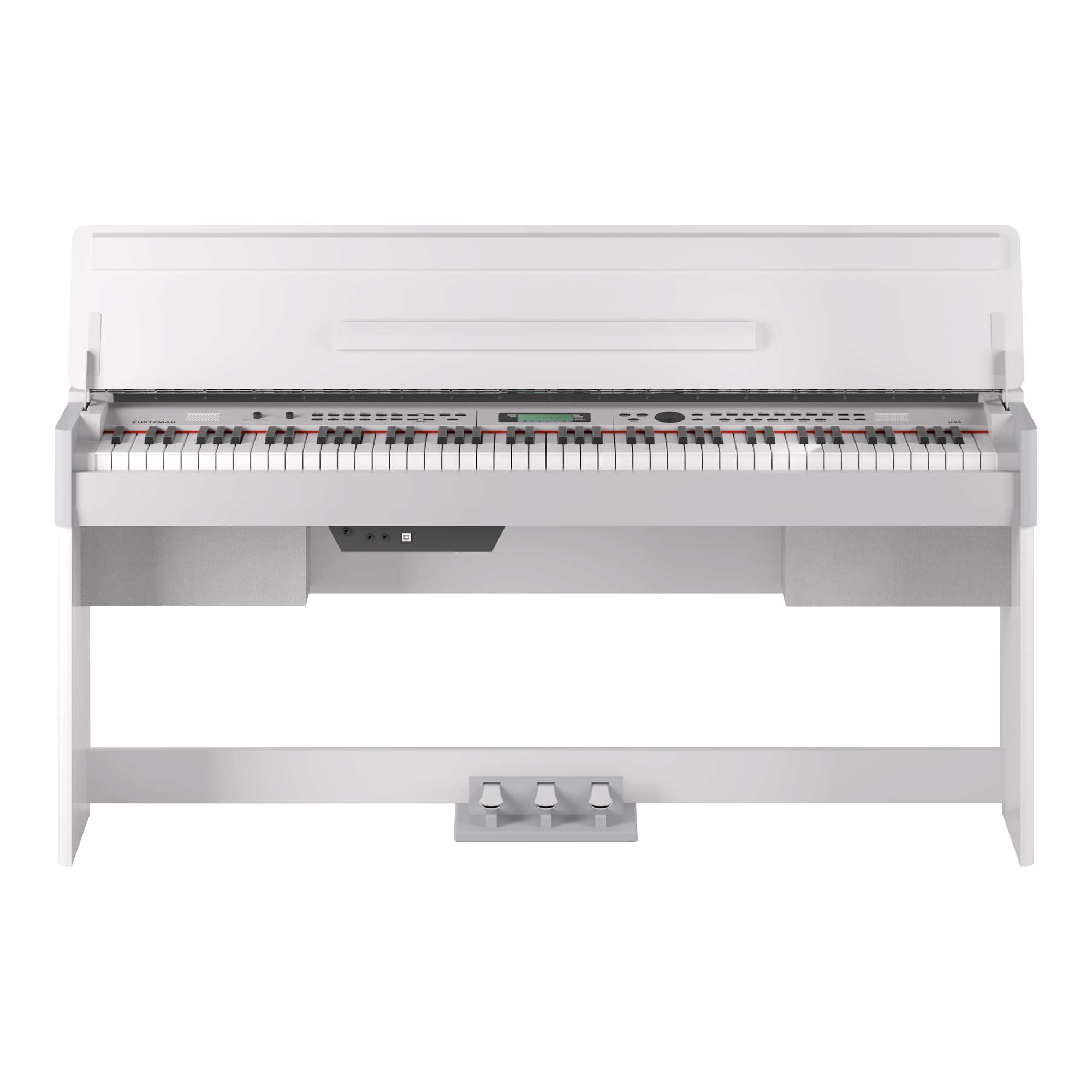 Đàn Piano điện, Digital Piano - Kzm Kurtzman KS3 - White, hệ 88 phím GAC (graded action compact) - Hàng chính hãng