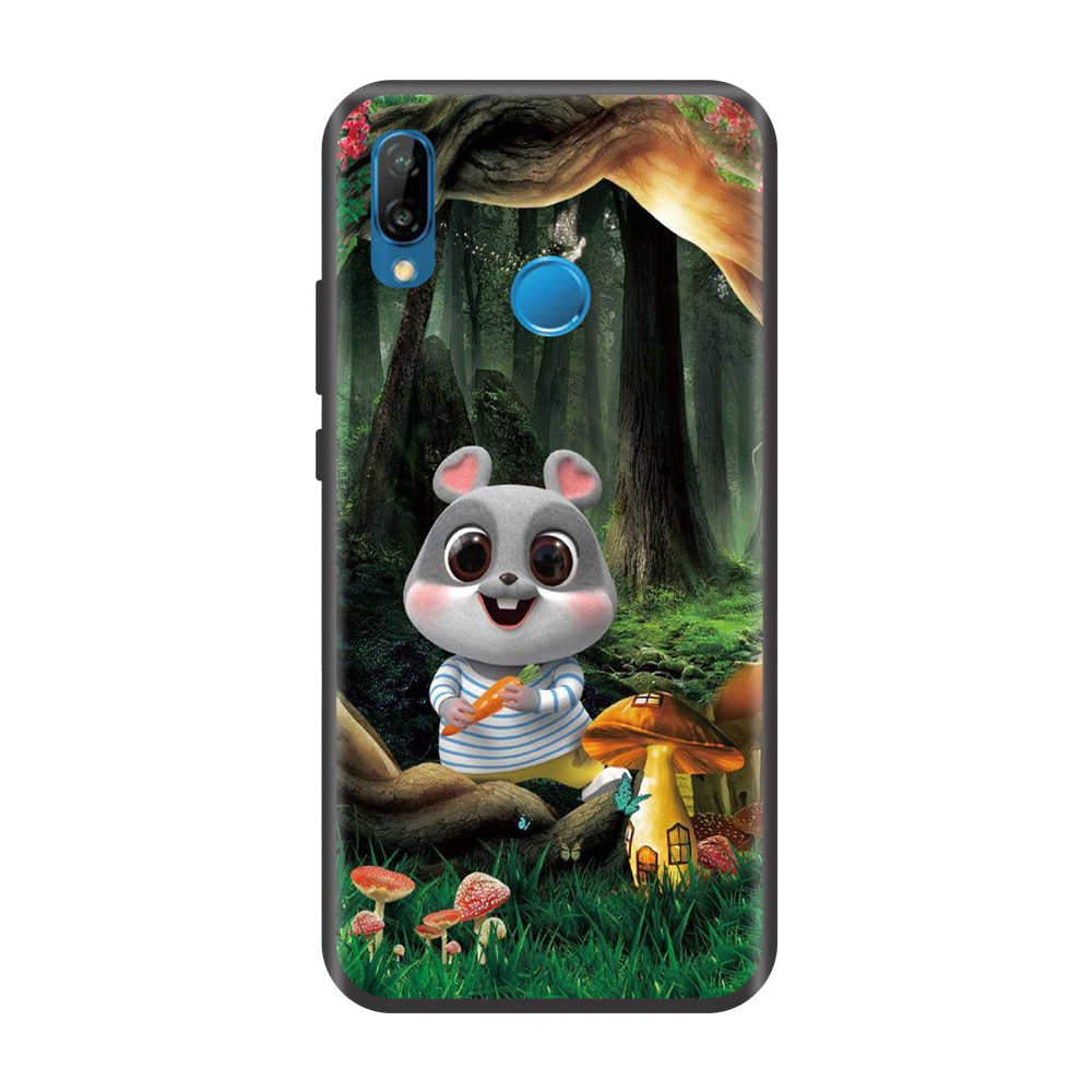 Ốp lưng TPU viền dẻo cho điện thoại HUAWEI NOVA 3E Hình Chuột Tết 2020 - Mẫu 17