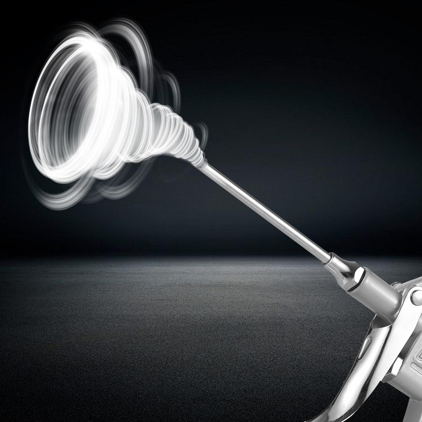 Mini Air Blow Gun Pneumatic Dust Blower Gun Air Spray Gun Dust Cleaning Air Blower with 2 Replacement Nozzle for Automobile Engine Cleaning