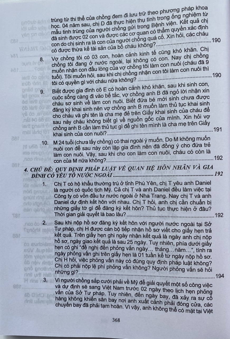 Luật Hôn nhân và gia đình - Luật phòng, chống bạo lực gia đình và 166 tình huống giải đáp pháp luật về hôn nhân gia đình