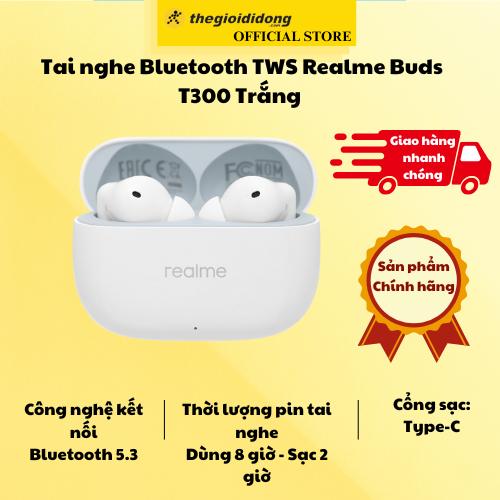 Tai nghe Bluetooth True Wireless realme Buds T300 - Hàng chính hãng