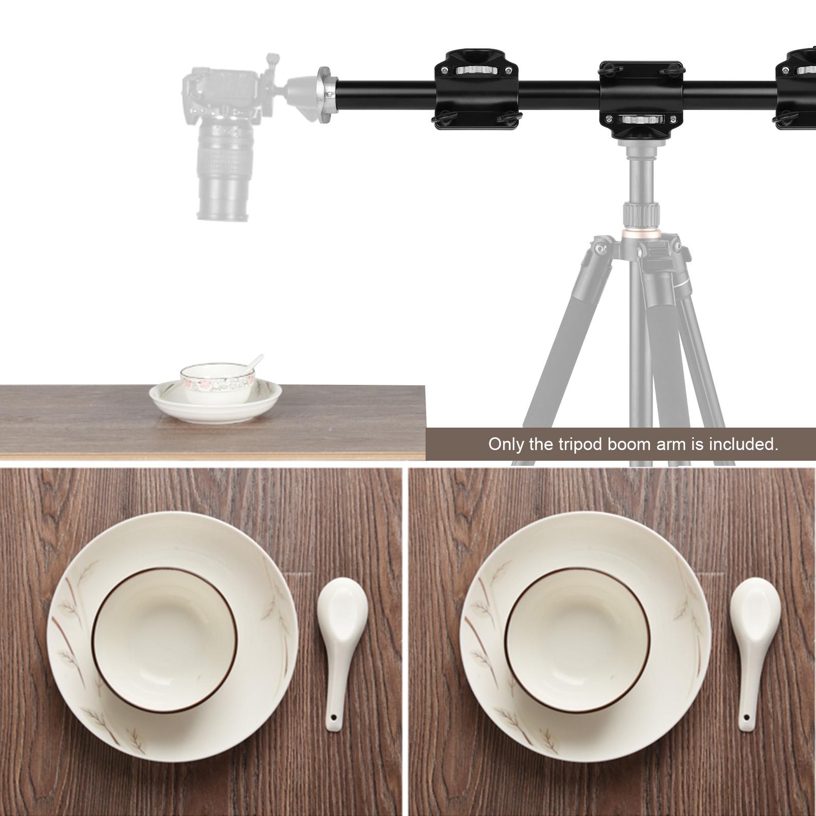 Chân máy 60cm / 24,4in Thanh Mở rộng Hợp kim Nhôm với Vít 3/8 inch