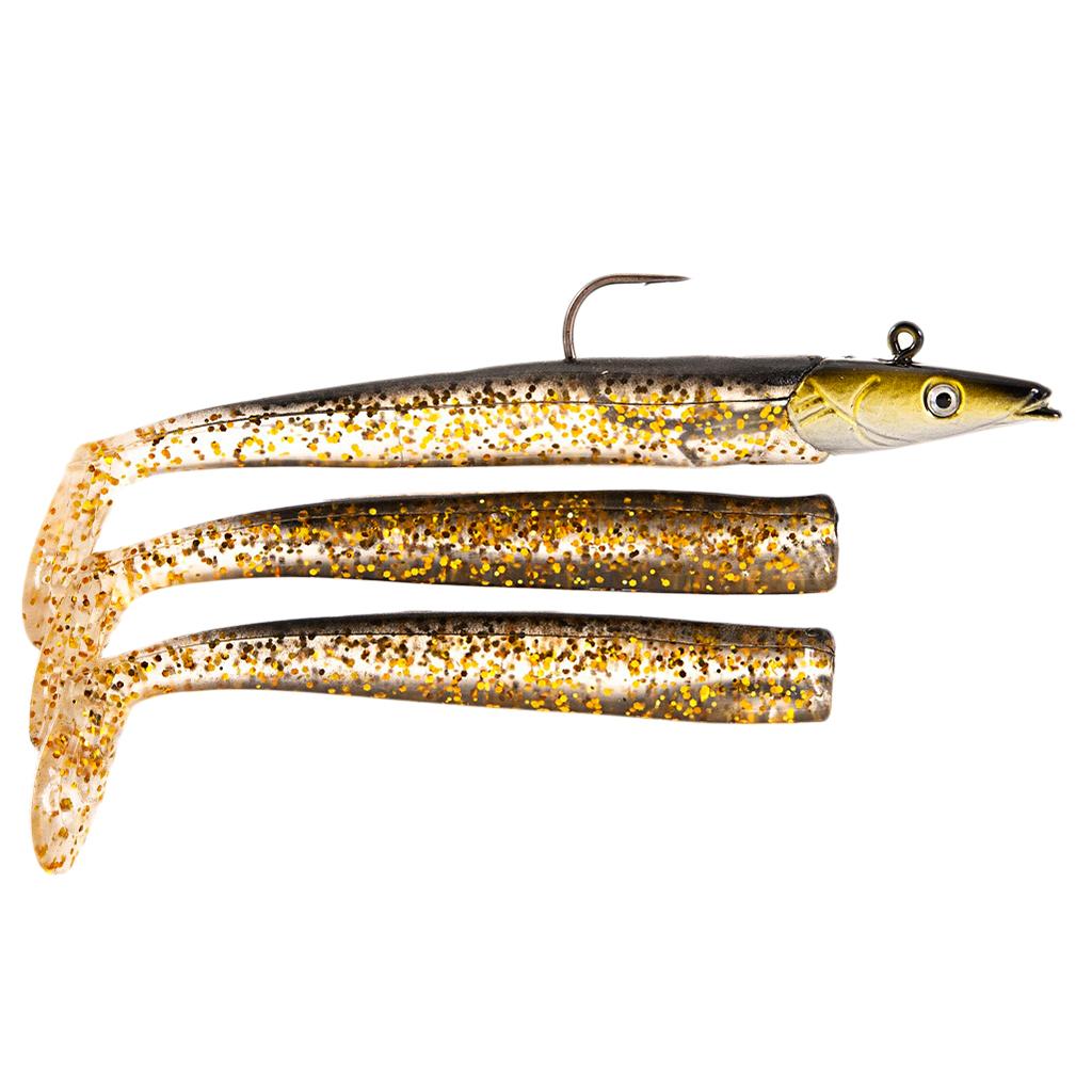 Bait Fishing Lures 22g Jigging Lead Head Jig Fish T Tail Sea Bass Gray