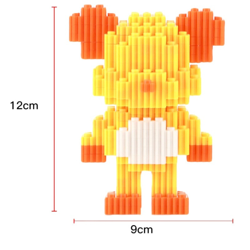 [Full mẫu] Đồ chơi lắp ráp bearbrick gấu bạo lực mini 3d decor độc đáo đáng yêu