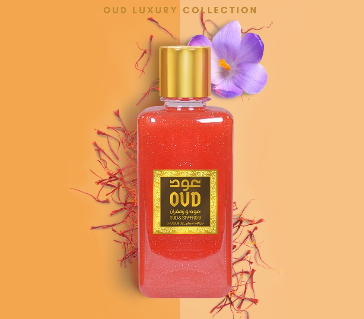 Sữa tắm Oud - Trầm hương Trung Đông và Hoa nghệ tây Oud&Saffron shower gel 300ml