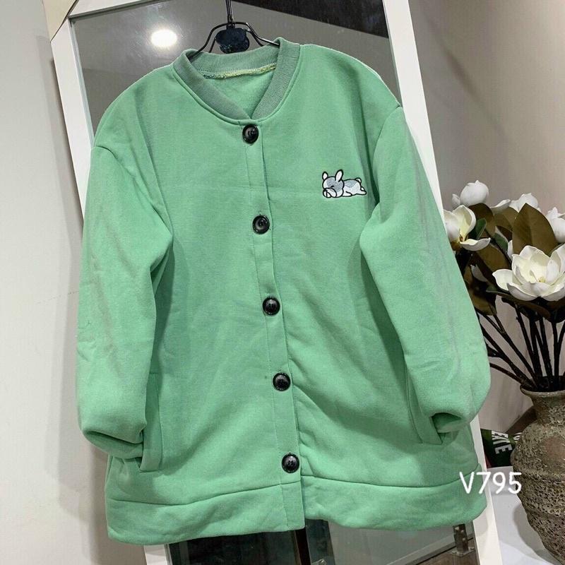 Áo khoác cardigan có khóa nút nam nữ form rộng Unisex siêu xinh phong cách oversize