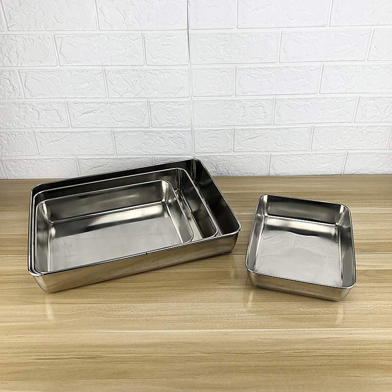 Khay inox 304 sâu cao cấp