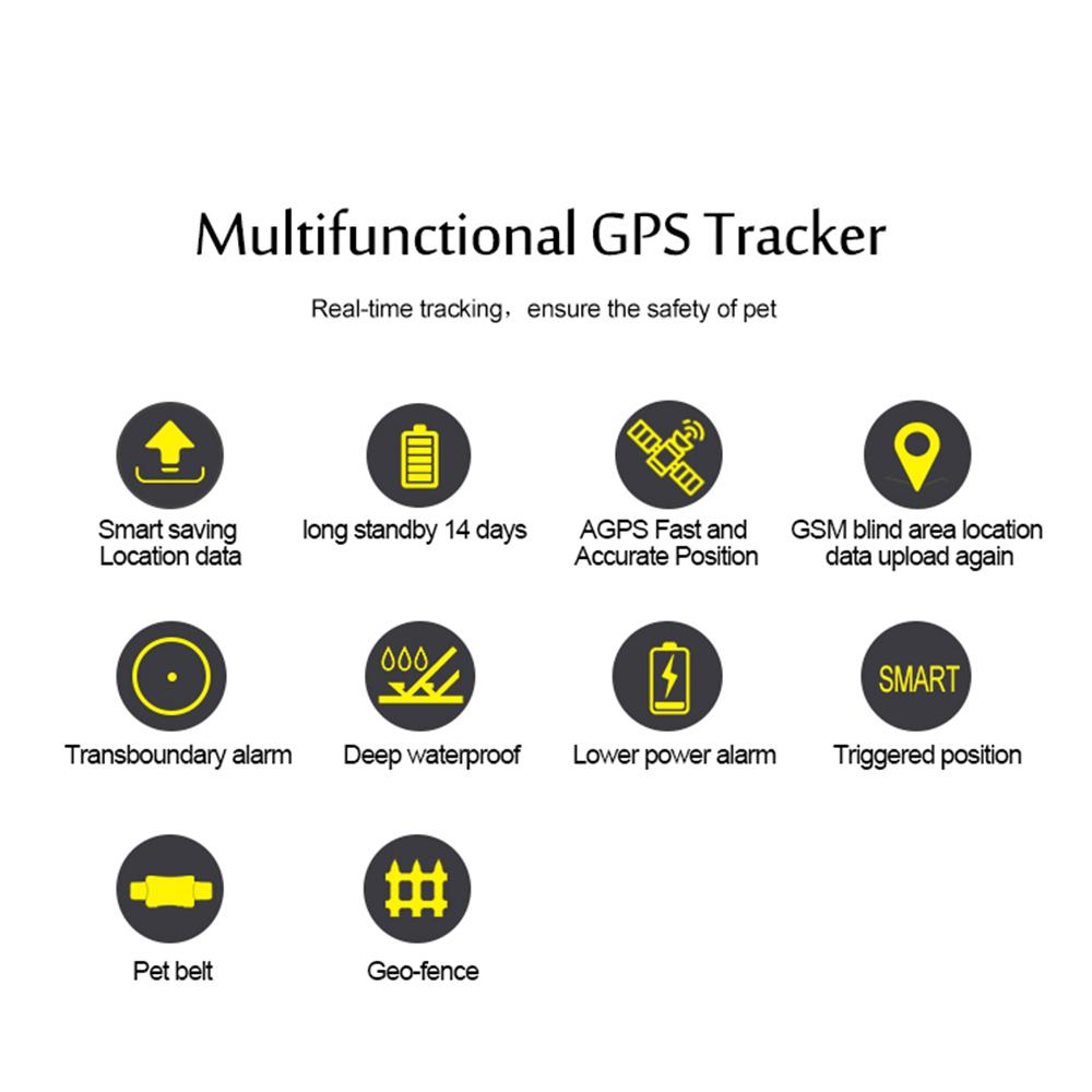 GPS Tracker Portable Real-time Locator Anti-lost Positioning GPS Locator for Pets Goods Vehicles Children and Elders