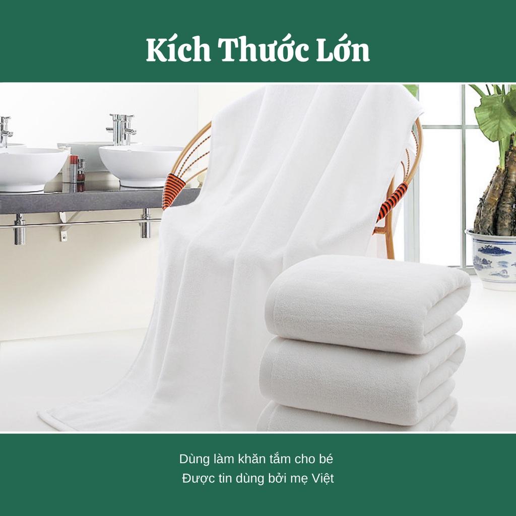 Khăn Tắm-Khách Sạn 5 sao -Cotton 100% - Sợi se đôi cao cấp,thấm hút cực tốt-Kích thước 70x140cm quấn quanh người