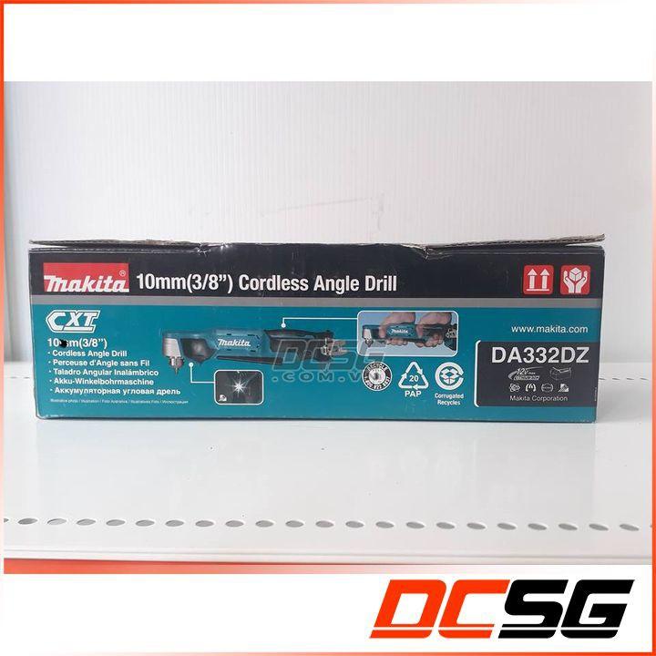 Máy khoan góc 10/12mm dùng pin 12Vmax Makita DA333DZ