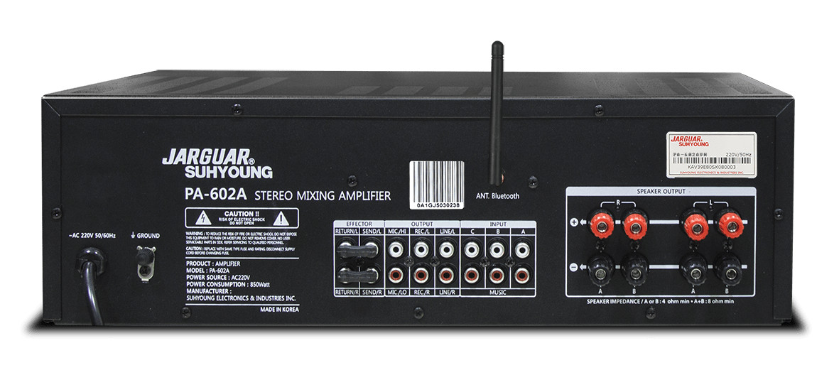 Amply Jarguar Suhyoung PA-602A Hàng Nhập Khẩu