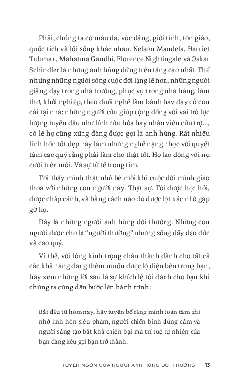 Tuyên Ngôn Của Người Anh Hùng Đời Thường - The Everyday Hero Manifesto ( Tặng Kèm Sổ Tay Xương Rồng )