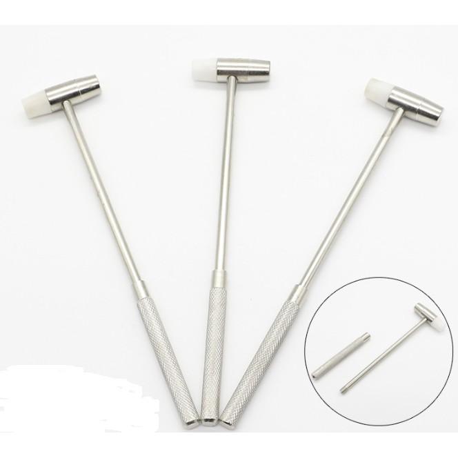 KHO-HN * Búa nhỏ bằng hợp kim, bằng đồng tháo được chuôi cho các bạn làm đồ thủ công, sửa đồng hồ, máy ảnh, DIY