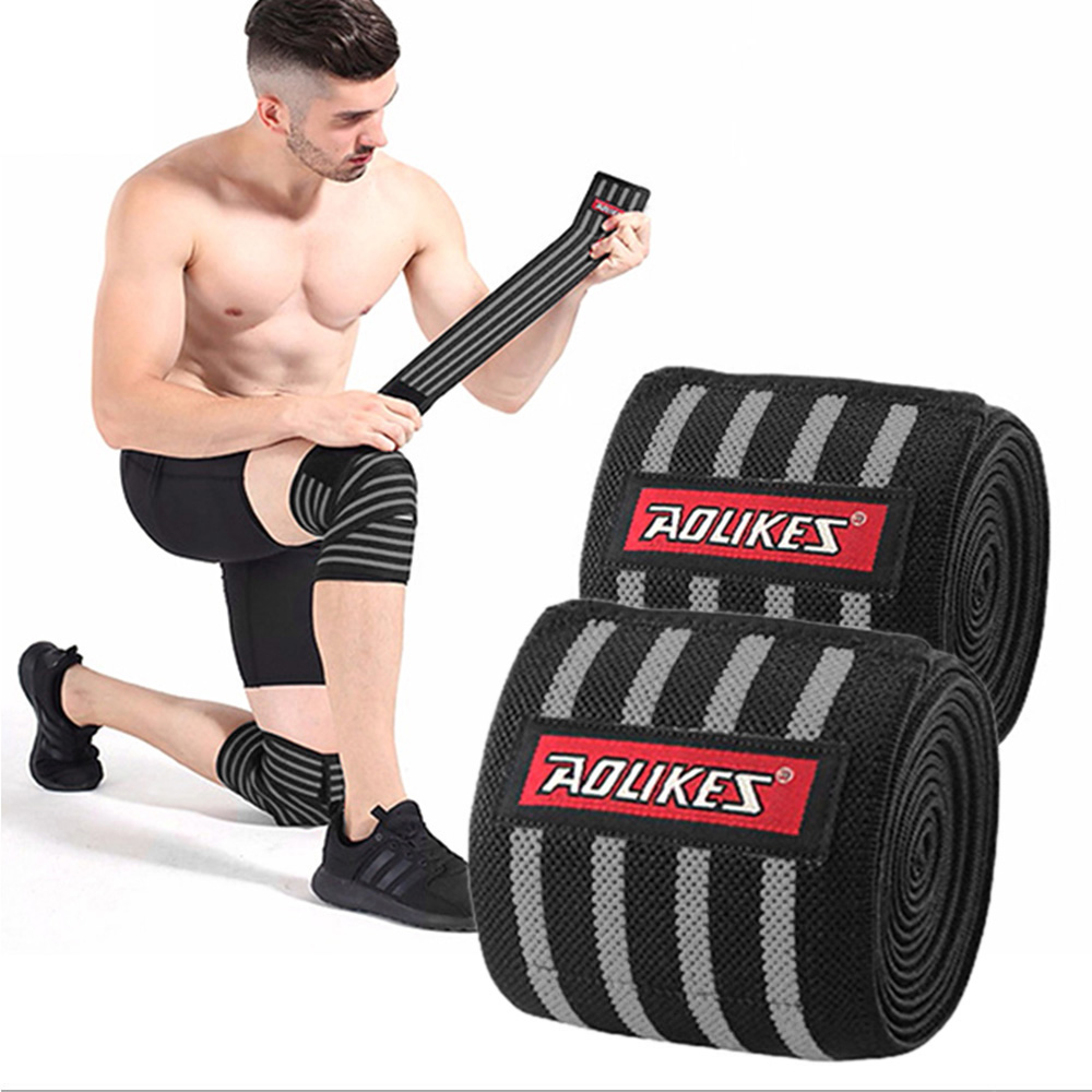 Quấn gối tập GYM ️chính hãng Aolikes hỗ trợ bảo vệ đầu gối trợ lực khi tập gym, squat