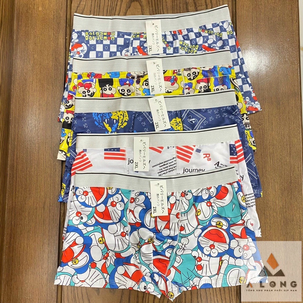 Quần sịp đùi Doraemon thun lạnh dành cho nam