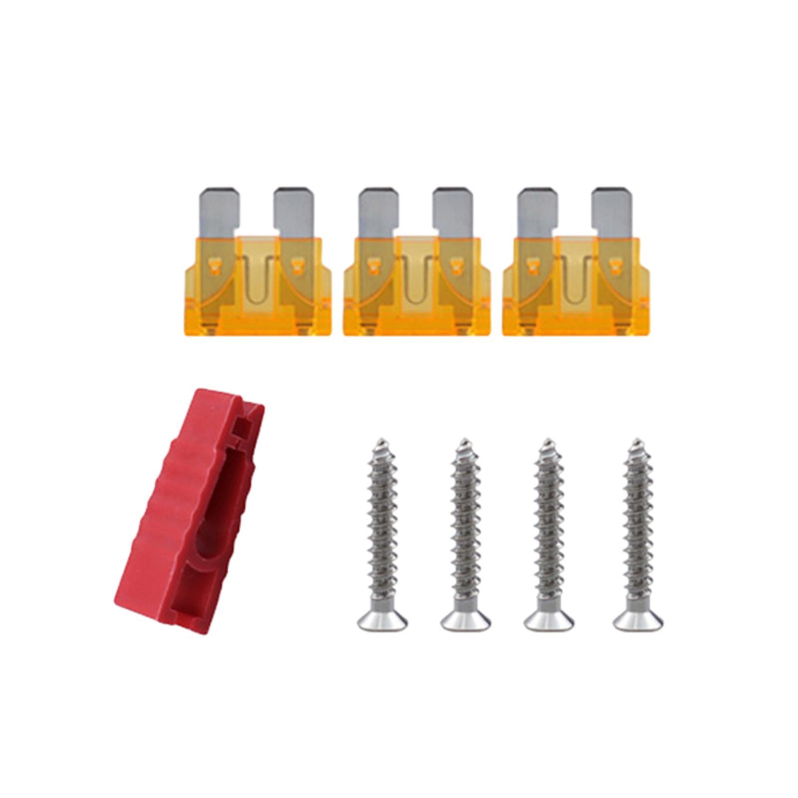 12 Way Blade Fuse Block Heat Resistant Fuse Box for Yacht Truck Vehicle