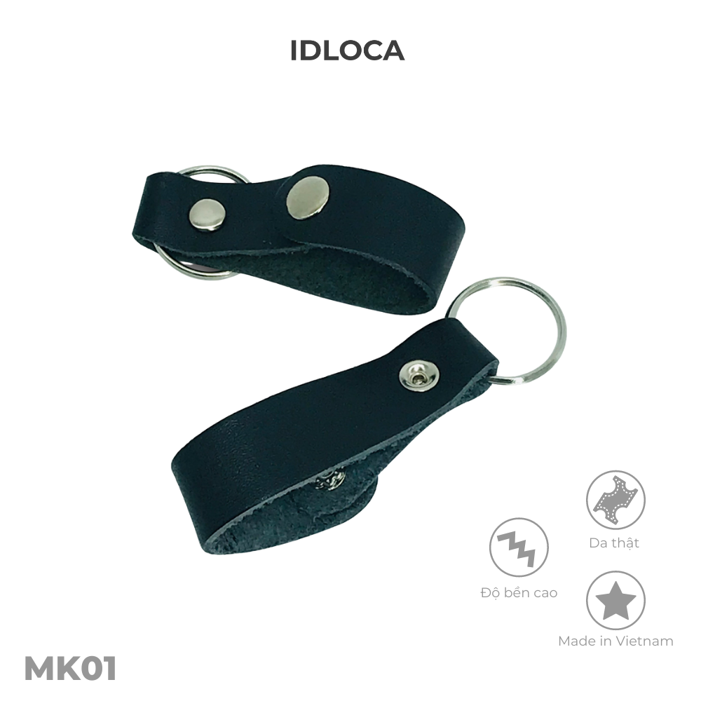 Móc khoá da bò IDLOCA handmade