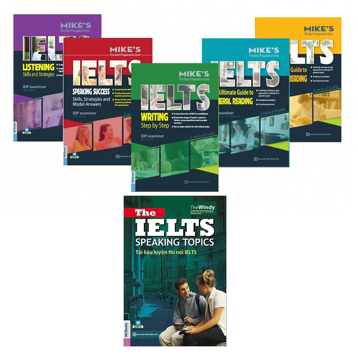 Bộ Sách IELTS - Listening, Speaking, Reading, Writing