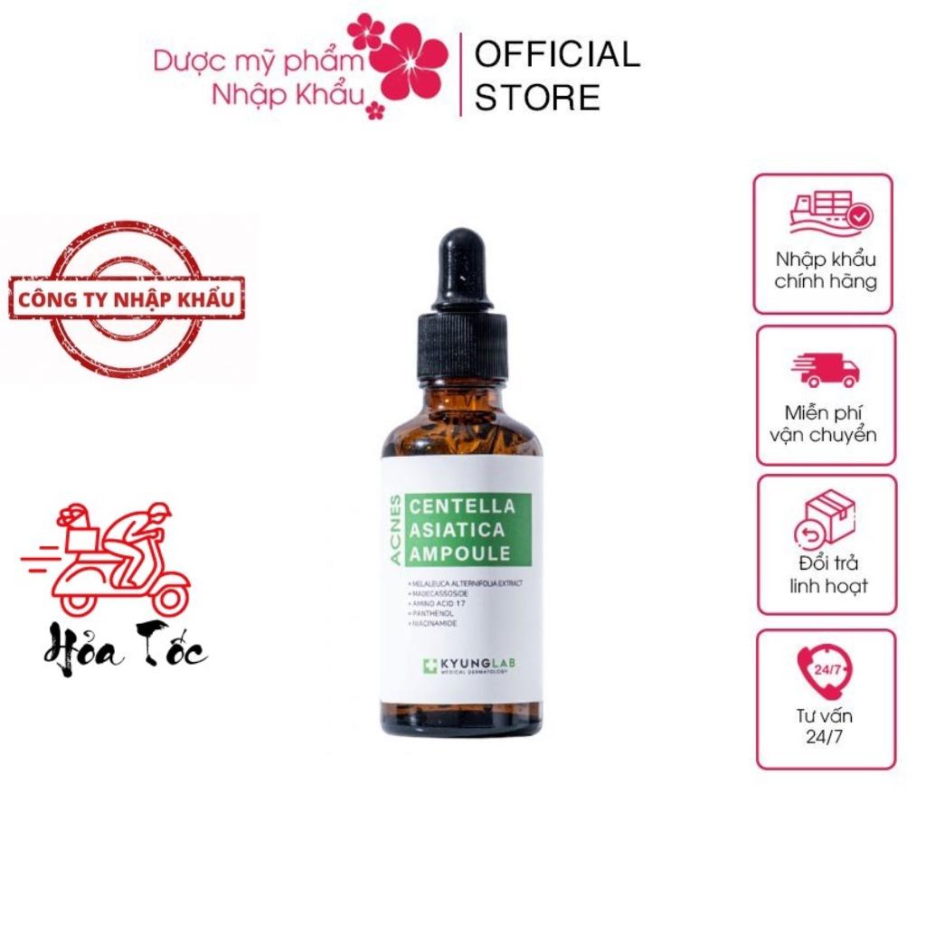 HÀNG NHẬP KHẨU - Serum Kyung Lab Acnes Centella Asiatica Ampoule giảm mụn kiềm dầu mờ thâm KyungLab 50ml