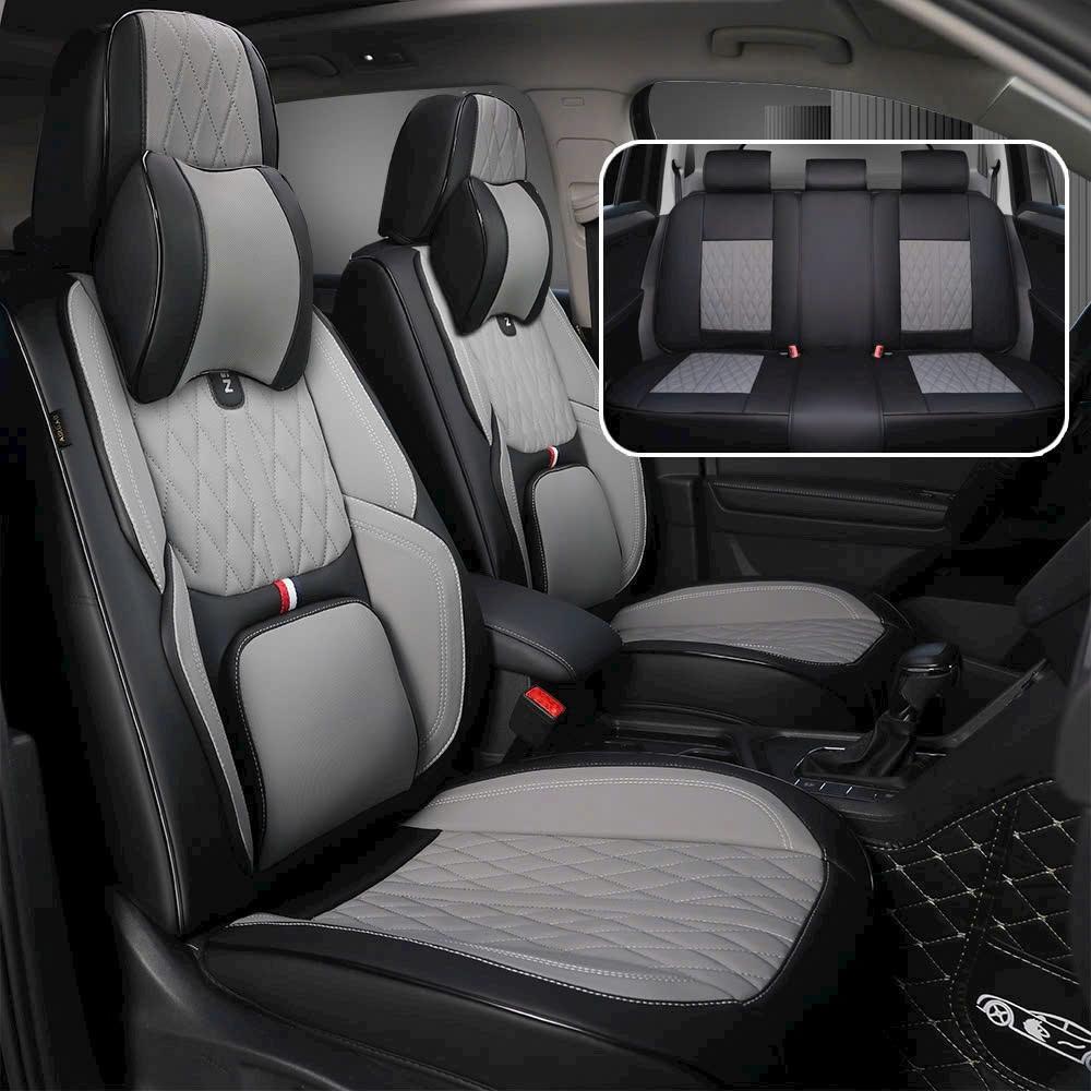 ( Mã A04) Bộ áo ghế da Nappa có đệm cao su non nâng lưng tặng kèm 2 gối