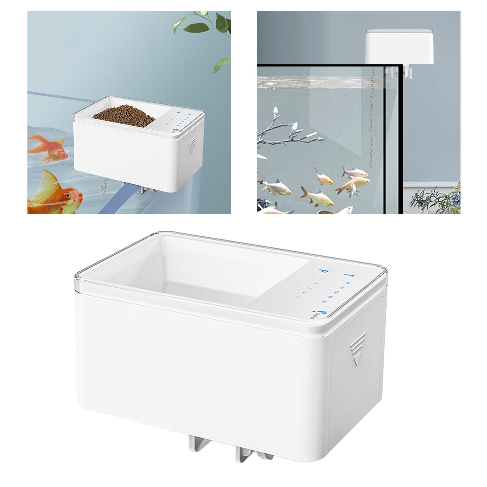 Compact Smart Automatic Fish Feeder Aquarium Intelligent Food Dispenser