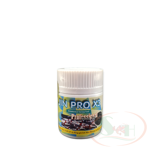 Thức ăn tép Min Jin Pro X3 Shrimp Feed tăng màu bổ sung khoáng lột vỏ tôm tép cảnh