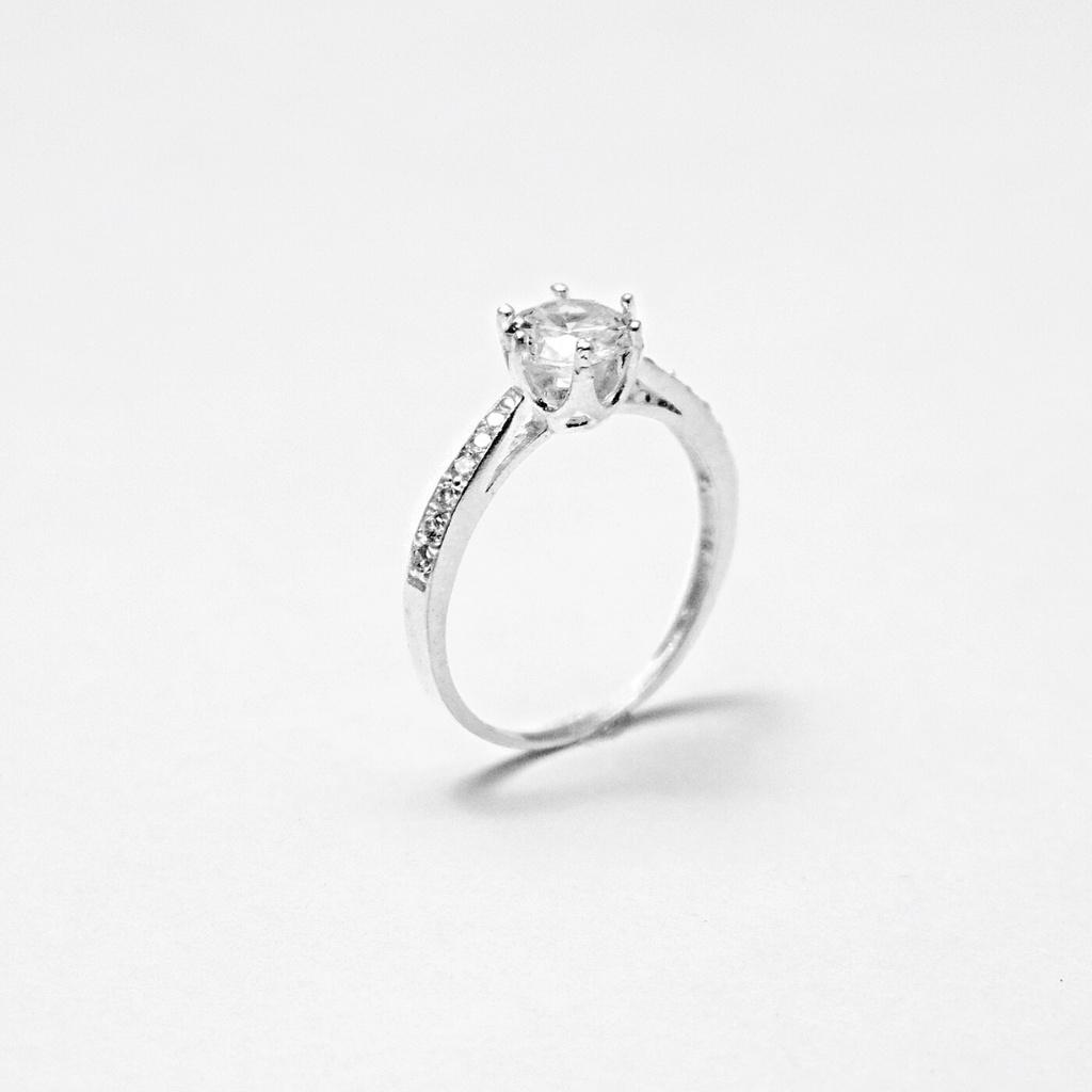Nhẫn bạc nữ ATJ9037 nhẫn nữ 1 hàng đá ANTA Jewelry