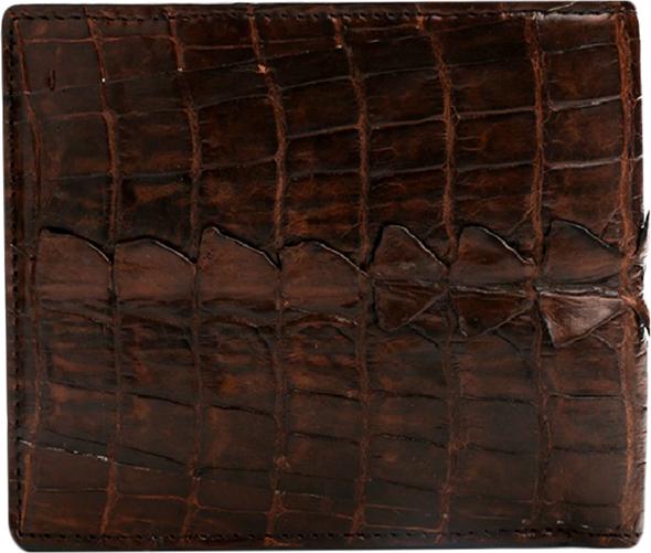 Bộ Ví &amp; Thắt Lưng Nam Da Cá Sấu Gai Đuôi Huy Hoàng HT2242-HT4245 (23 x 11,5 cm) - Nâu Đất