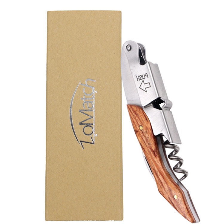 Dụng Cụ Khui Inox Đa Năng Tay Cầm Cán Gỗ