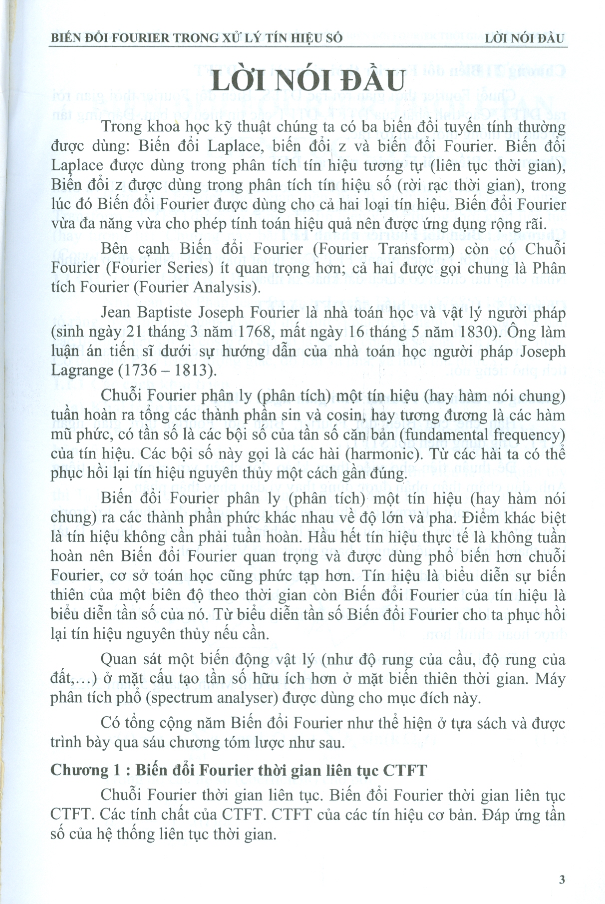 Biến Đổi Fourier Trong Xử Lý Tín Hiệu Số