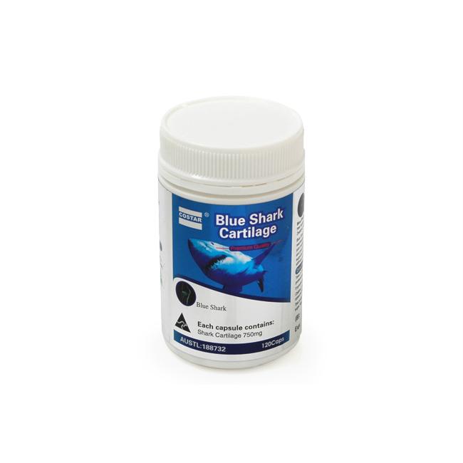 Thực phẩm chức năng Viên Sụn vi cá mập blue shark cartilage costar 750mg Úc (120 viên)