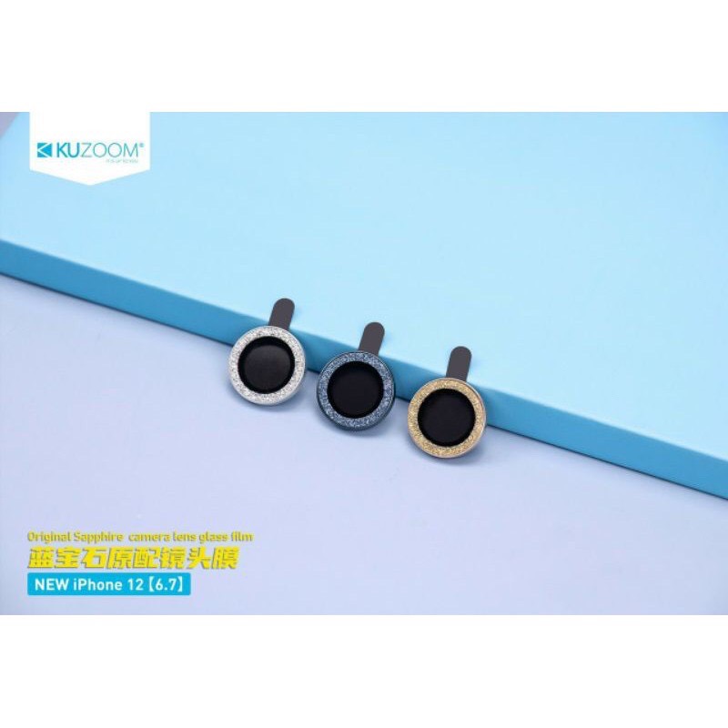 Combo Bộ Vòng Kim Cương KUZOOM Bảo Vệ Camera iPhone 12Pro - 12Pro Max - Chống Bụi Và Mờ Camera - Siêu Xịn Xò Và Sang Chảnh - Tôn Thêm Vẻ Sang Trọng Cho iPhone Của Bạn - - Hàng Chính Hãng