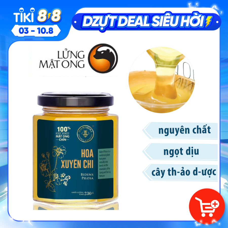 Mật Ong Chín Honimore Hoa Xuyến Chi (230g) - Mật ong rừng nguyên chất