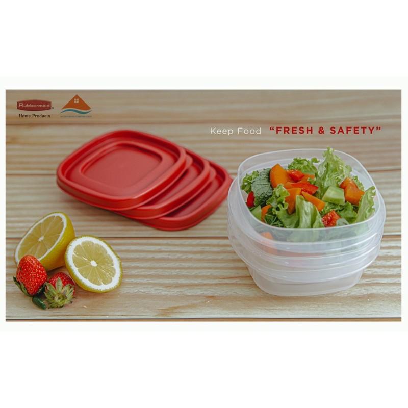 Set 3 hộp đựng thực phẩm RUBBERMAID Size 296ml
