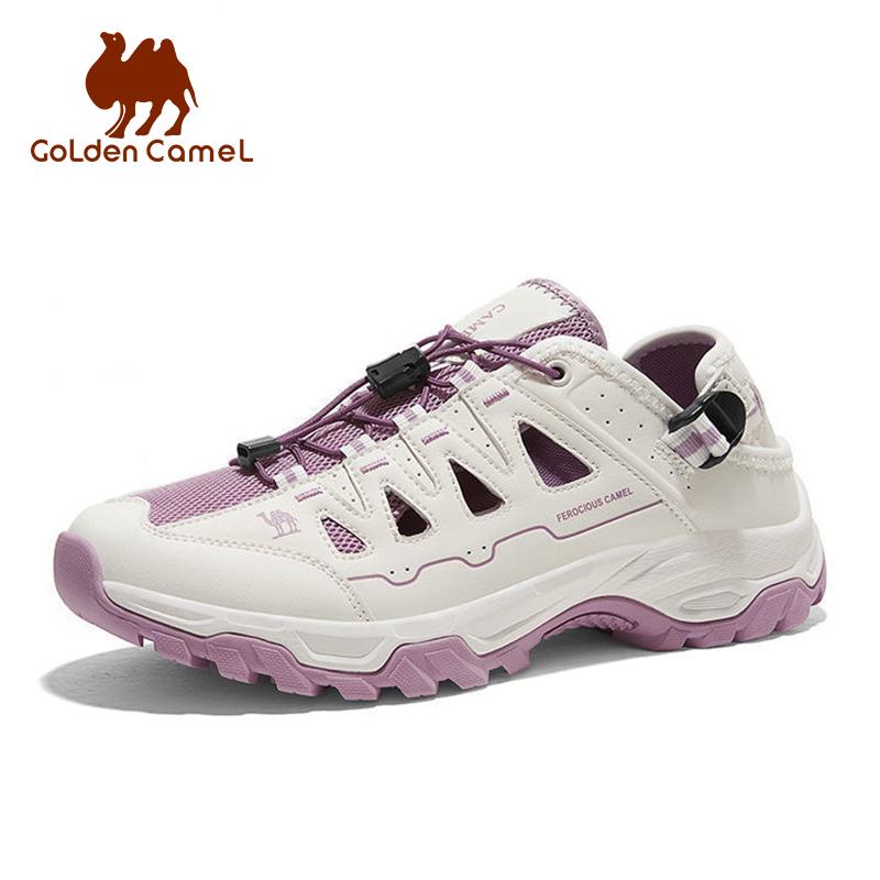 Giày Đi Bộ Đường Dài Ngoài Trời Lạc Đà Vàng Dành Cho Nữ Giày Chống Trượt Chống Mòn Thoáng Khí Giày Thể Thao Nước Mùa Hè 2023 Mới Color: Beige-Women Shoe Size: 40