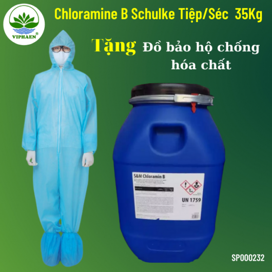 Cloramin B 25% S&amp;M Schulke tiệp khắc (Thùng 35 Kg)