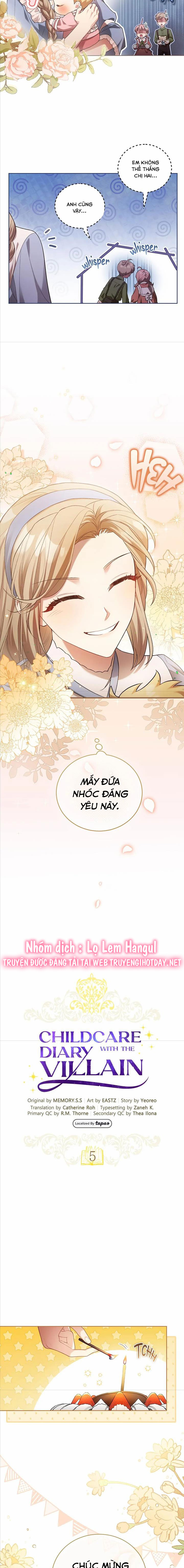 nhật ký chăm sóc đứa trẻ của nhân vật phản diện chapter 5 5